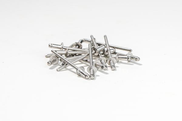 Blindnieten A2/A2 DIN7337 4,0x12 - 6,5-8,5mm  100Stk.